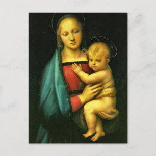Madonna and Child by Raphael Postcard