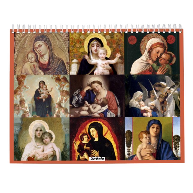 Madonna and Child Calendar (Back)
