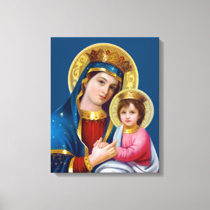 Madonna And Child Canvas Print
