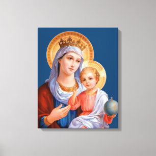 Madonna and Child Canvas Print