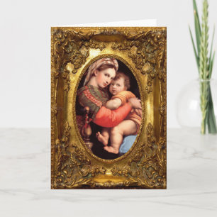 Madonna and Child card