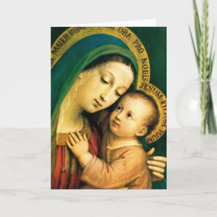 MADONNA AND CHILD CARD