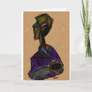 Madonna and Child Card