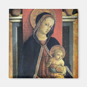 Madonna and Child - Carlo Crivelli - c1468 Magnet