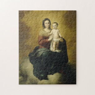 Madonna and Child, Christian Art Jigsaw Puzzle
