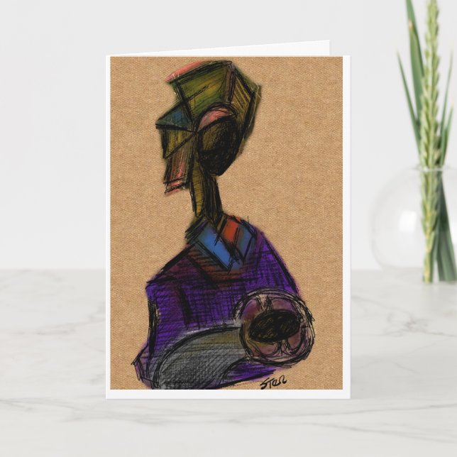 Madonna and Child Christmas card (Front)