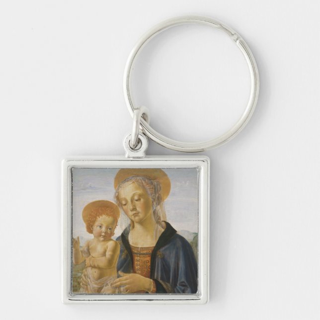 Madonna and Child, circa 1470 Key Ring (Front)