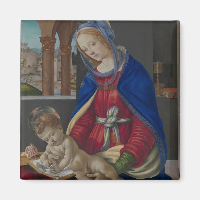 Madonna and Child, circa 1483-4 Magnet (Front)