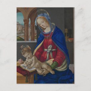 Madonna and Child, circa 1483-4 Postcard