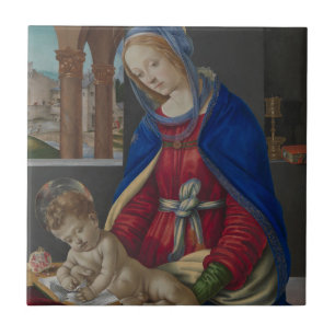 Madonna and Child, circa 1483-4 Tile