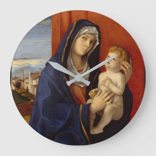 Madonna and Child, circa 1485 Large Clock