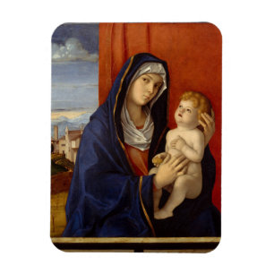 Madonna and Child, circa 1485 Magnet