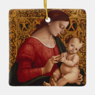 Madonna and Child, circa 1505-07 Ceramic Ornament