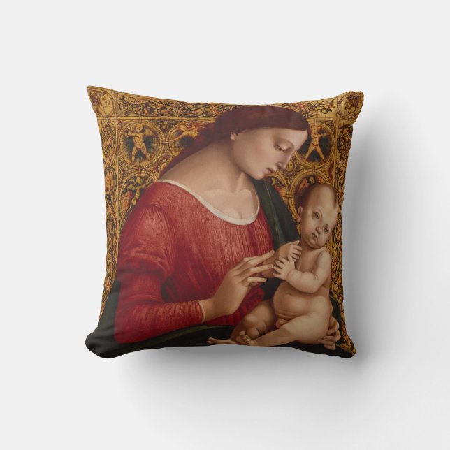 Madonna and Child, circa 1505-07 Cushion (Front)