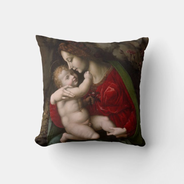 Madonna and Child, circa 1520 Cushion (Front)