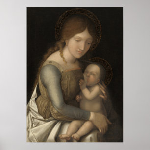 Madonna and Child - Correggio Fine Art Poster