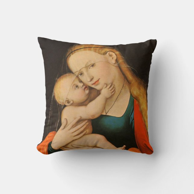 Madonna and Child Cushion (Front)