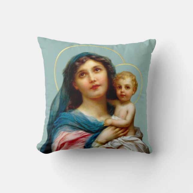 Madonna and Child Cushion (Front)