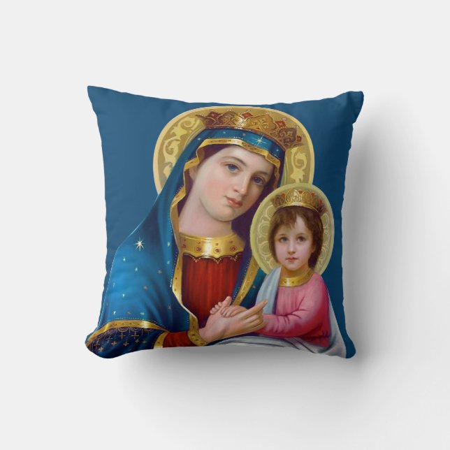 Madonna and Child Cushion (Front)