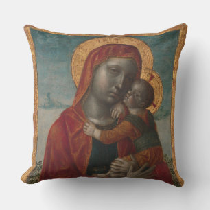 Madonna And Child Cushion