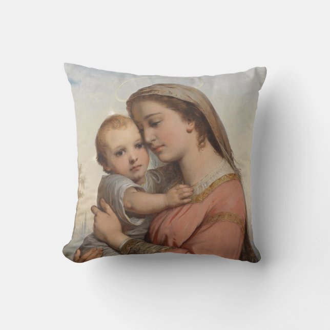 Madonna and Child Cushion (Front)