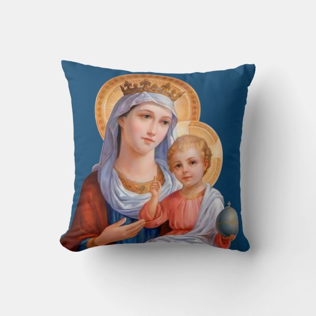 Madonna and Child Cushion (Front)