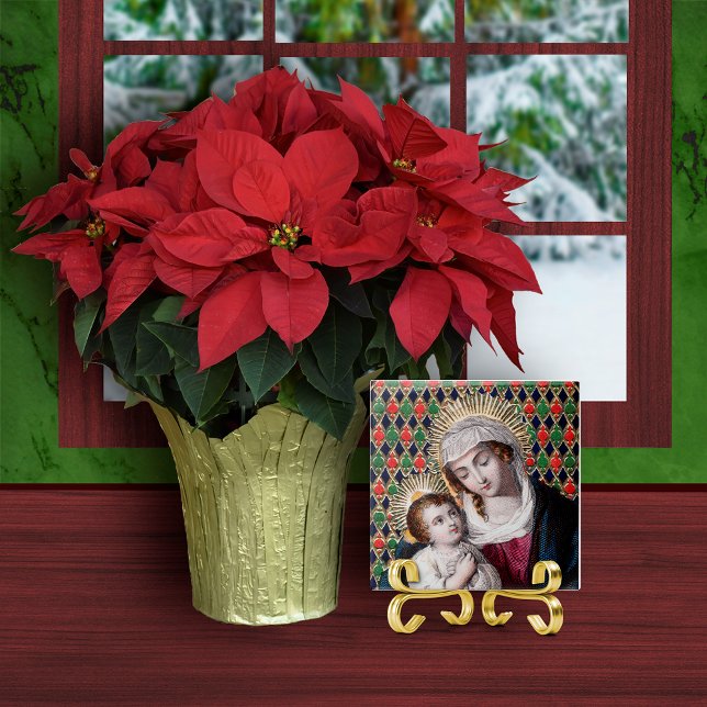 Madonna and Child (DPT 001) Ceramic Tile (Creator Uploaded)