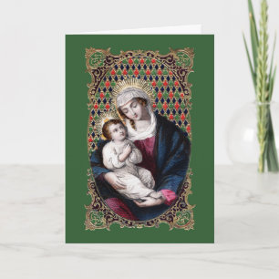 Madonna and Child (DPT 001) Holiday Card