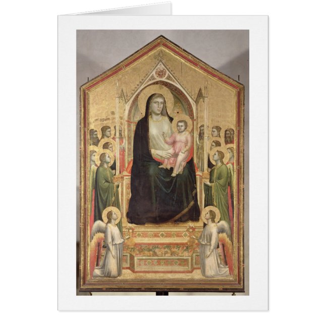 Madonna and Child Enthroned, c.1300-03 (PRE-restor (Front)