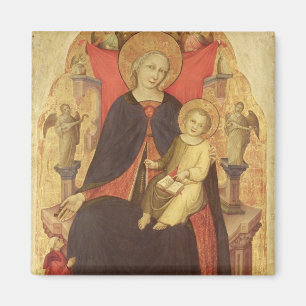 Madonna and Child Enthroned with Donor Vulciano Magnet