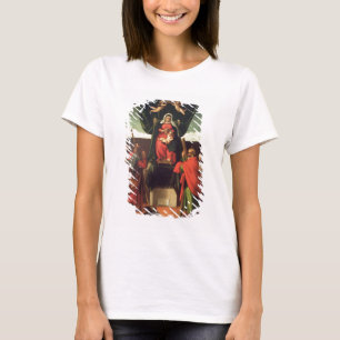 Madonna and Child Enthroned with Four Saints, 1546 T-Shirt