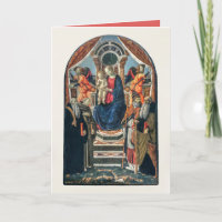 Madonna and Child Enthroned with Saints and Angels