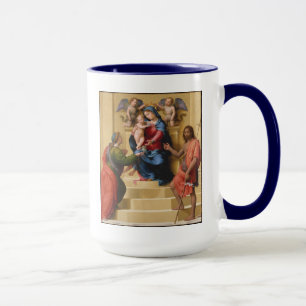 Madonna and Child Enthroned with Saints Mary Mug