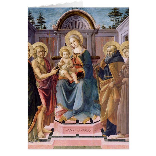 Madonna and Child Enthroned with  SS (Front)