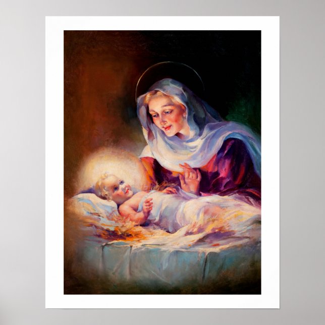 Madonna and Child. Fine Art Poster (Front)