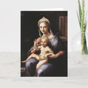 Madonna and Child Holiday Card