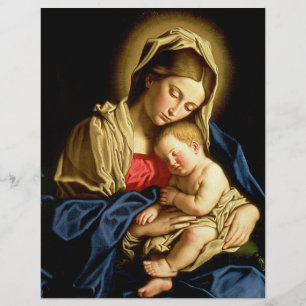 Madonna and Child Jesus - Sassoferrato Flyer