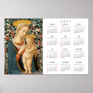 Catholic Calendar Posters Photo Prints Zazzle Au