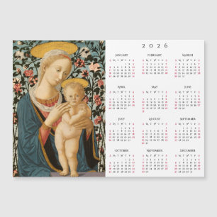 Madonna and Child Jesus Vintage Art 2026 Calendar