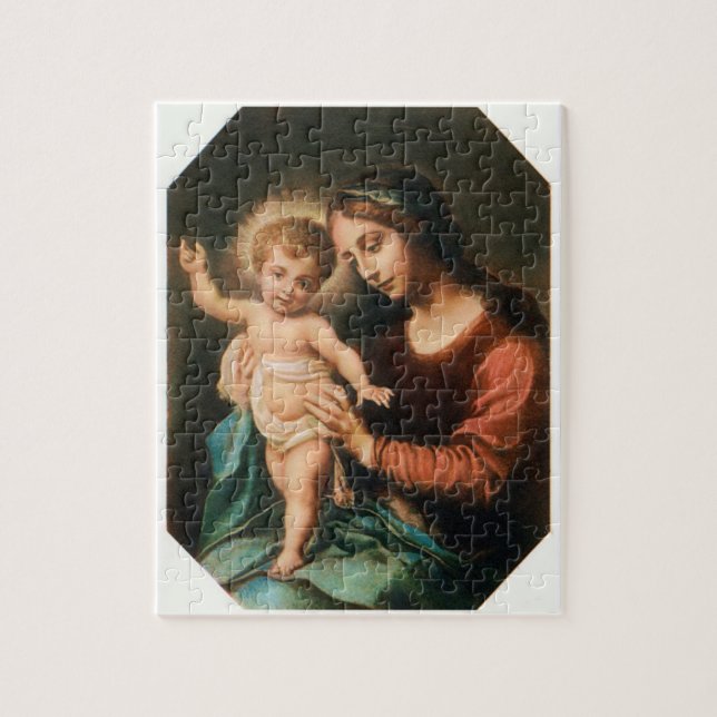 Madonna And Child Jigsaw Puzzle (Vertical)