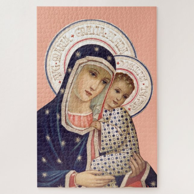Madonna and Child Jigsaw Puzzle (Vertical)