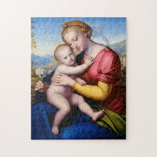 Madonna and Child Jigsaw Puzzle