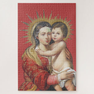 Madonna and Child Jigsaw Puzzle