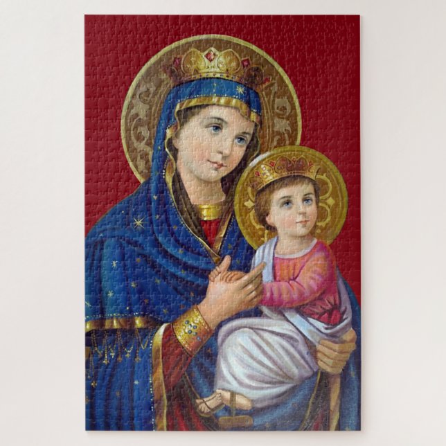 Madonna and Child Jigsaw Puzzle (Vertical)