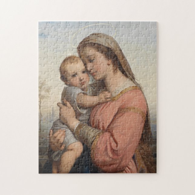 Madonna and Child Jigsaw Puzzle (Vertical)