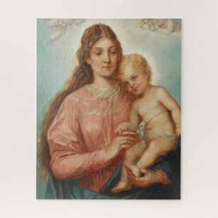 Madonna and Child Jigsaw Puzzle