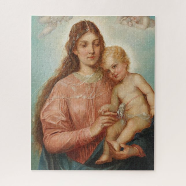 Madonna and Child Jigsaw Puzzle (Vertical)