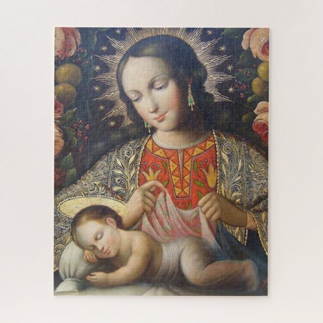 Madonna and Child Jigsaw Puzzle (Vertical)