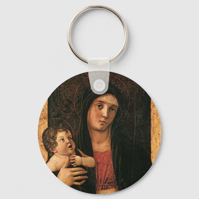 Madonna and Child Key Ring (Front)