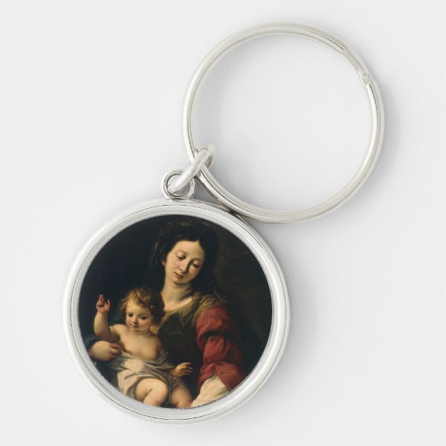 Madonna and Child Key Ring (Front)